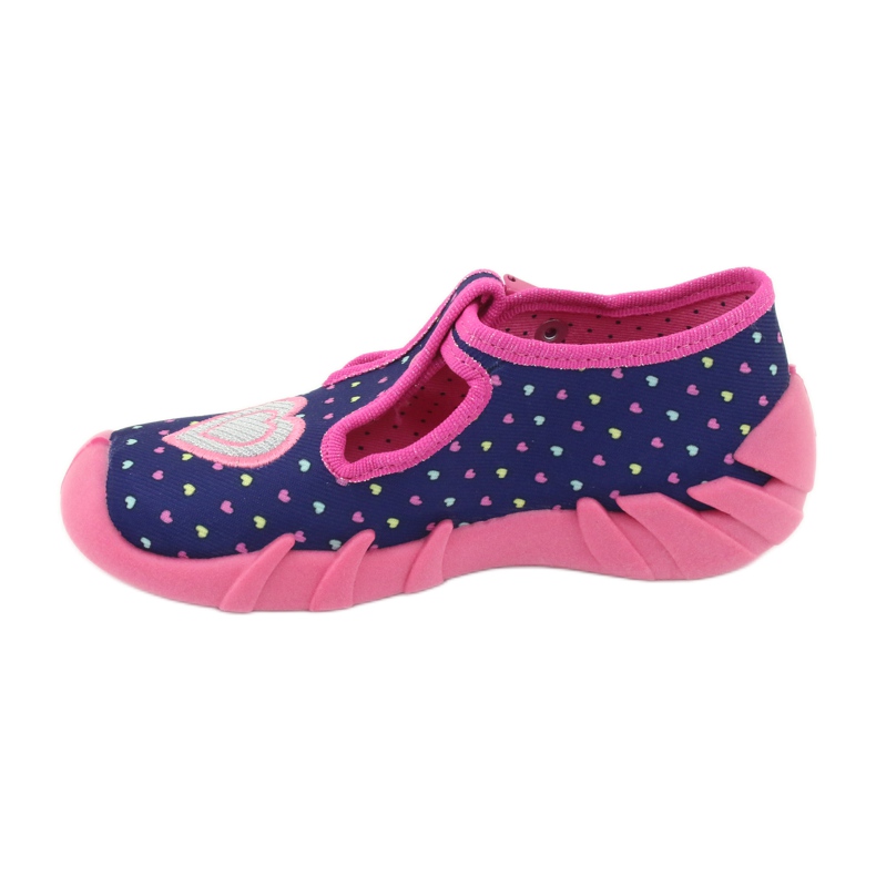 Scarpe per bambini Befado 110P362 blu navy rosa 3