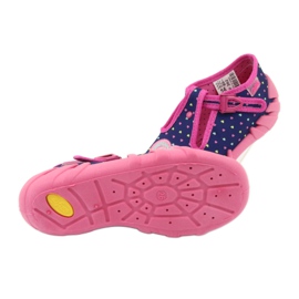 Scarpe per bambini Befado 110P362 blu navy rosa 5