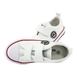 American Club Sneakers bianche con velcro American LH41 bianca 5