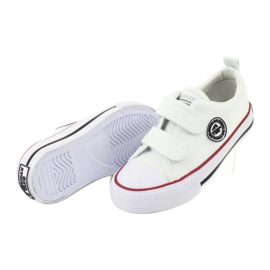 American Club Sneakers bianche con velcro American LH41 bianca 3