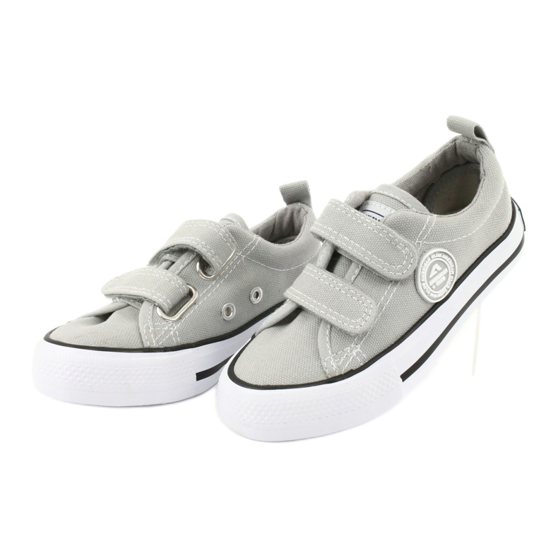 American Club Sneakers con velcro American LH39 grigie grigio 2