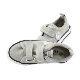 American Club Sneakers con velcro American LH39 grigie grigio 4