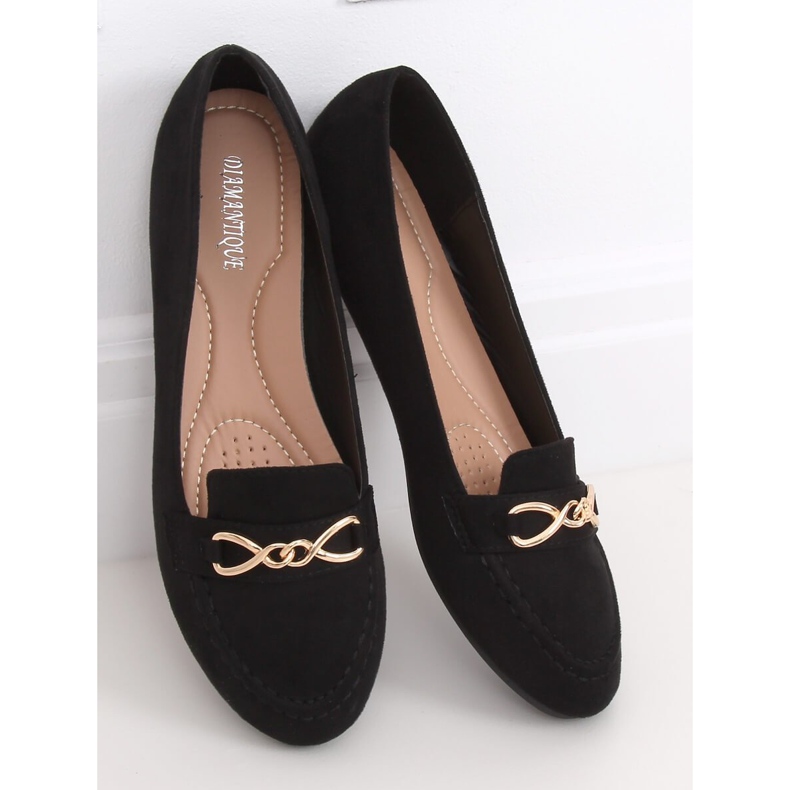 Mocassini neri da donna 2S2018-157 Black nero 1