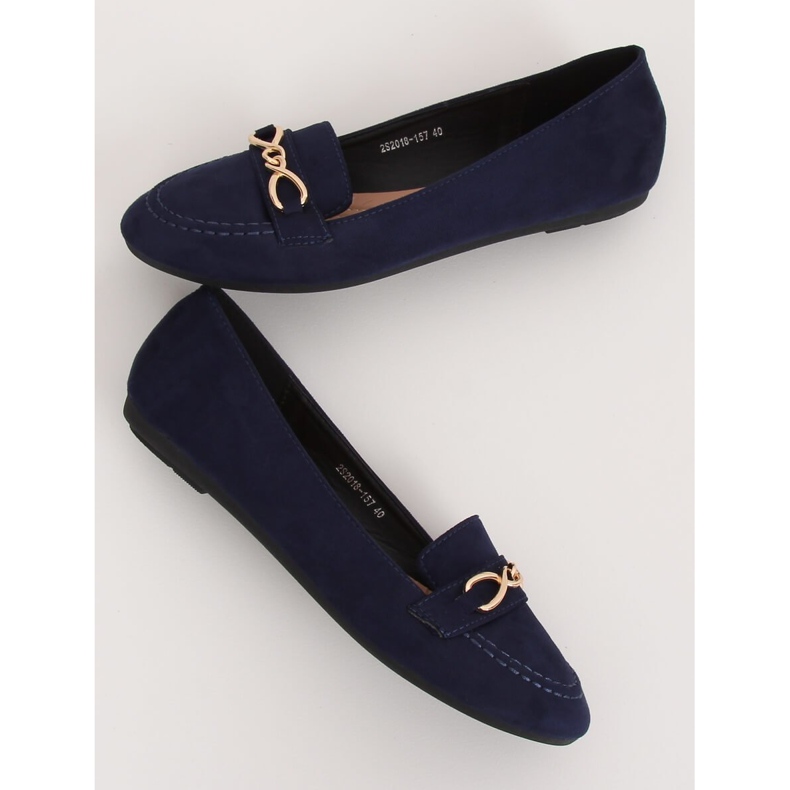 Mocassini donna blu navy 2S2018-157 D.BLUE 2