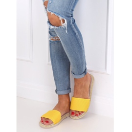 Pantofole da donna miele 35-185 Giallo 1