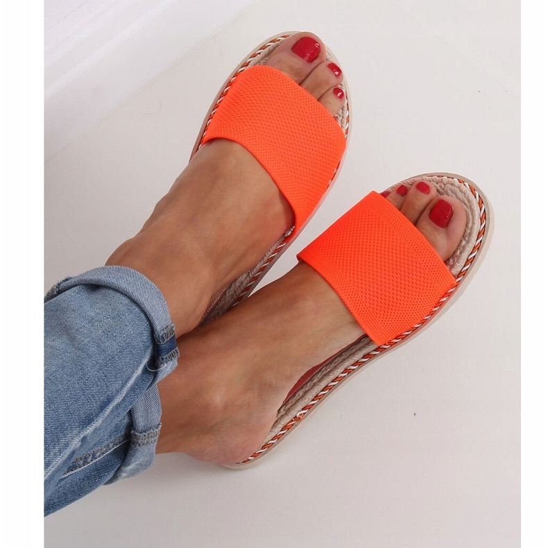Ciabatte da donna Arancione 35-185 Arancione arancia 1