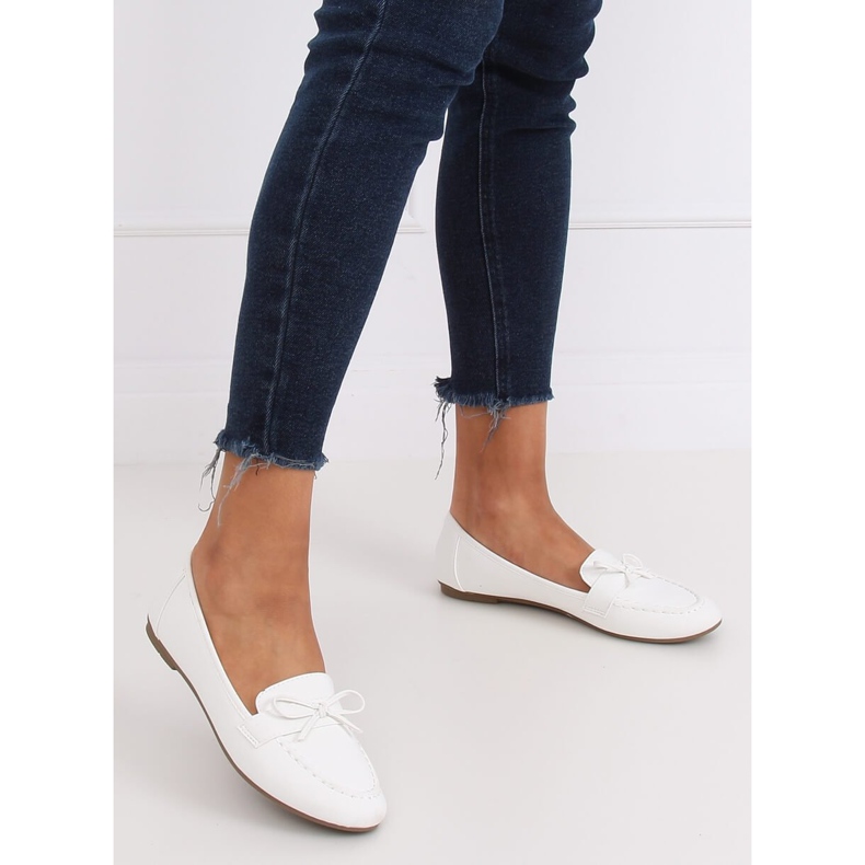 Mocassini da donna bianco 98-30 Bianco bianca 1