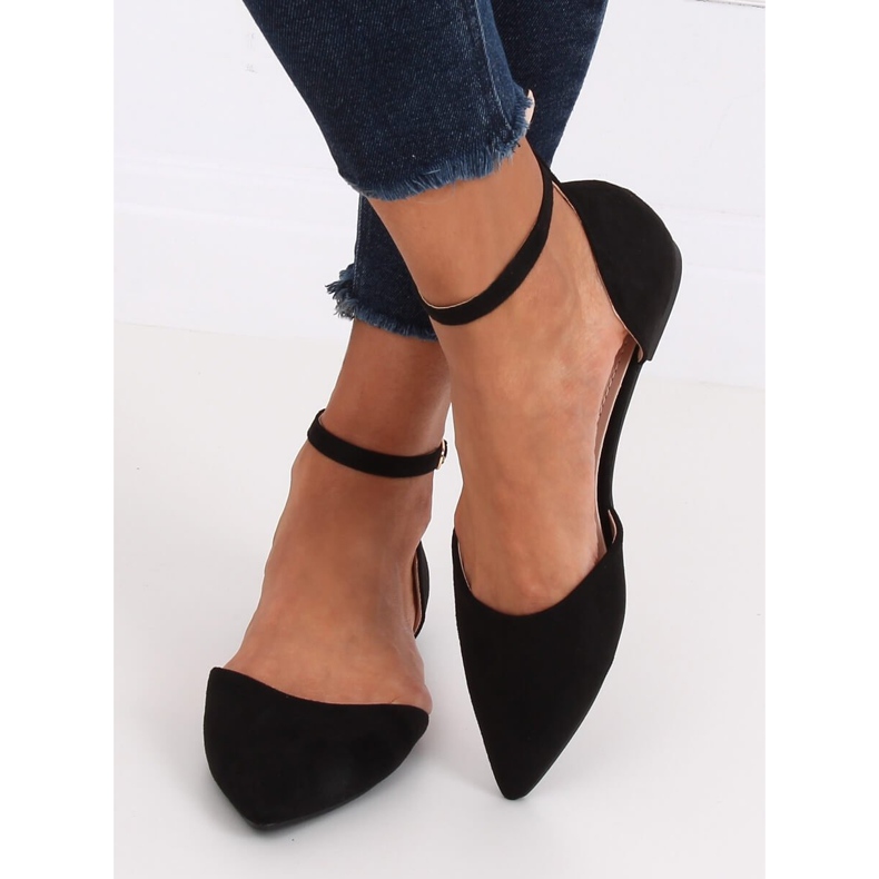 Nero HD-100 Ballerine taglio nero 1