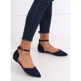 Ballerine ritagliate HD-100 DK.BLUE blu navy 1