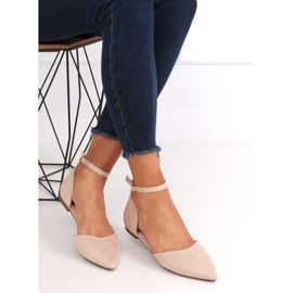 HD-100 Ballerine beige taglio beige 1