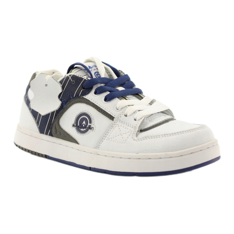 Scarpe sportive McArthur 18-wt bianco / blu bianca grigio 1