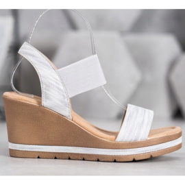 Sea Elves Sandali con zeppa alla moda grigio 2