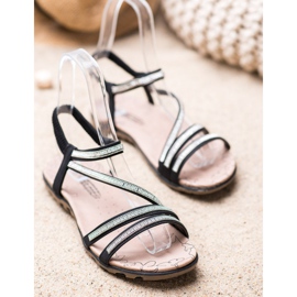 Camo Comodi sandali slip-on nero 1