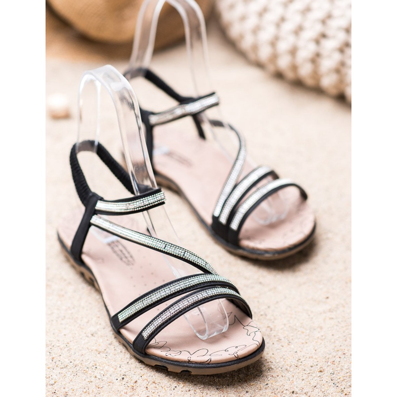 Camo Comodi sandali slip-on nero 1