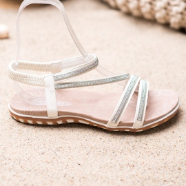 Camo Comodi sandali slip-on bianco 1