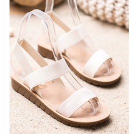 Sea Elves Sandali slip-on sulla piattaforma marrone 2