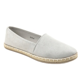 Espadrillas slip-on grigie D1K-6 grigio 1