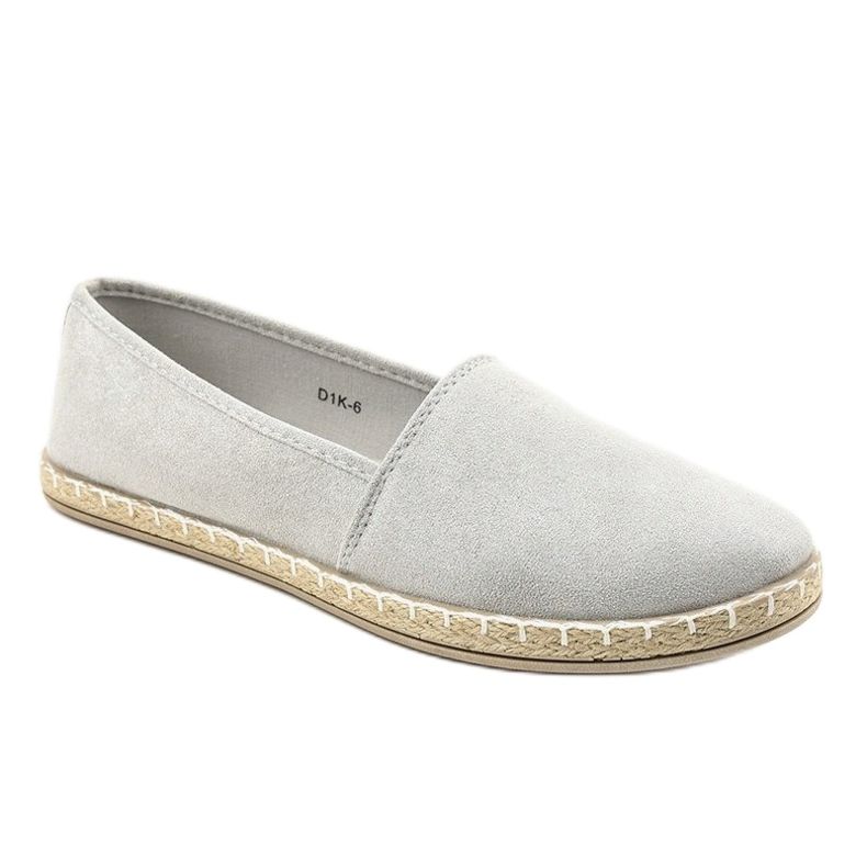 Espadrillas slip-on grigie D1K-6 grigio 1