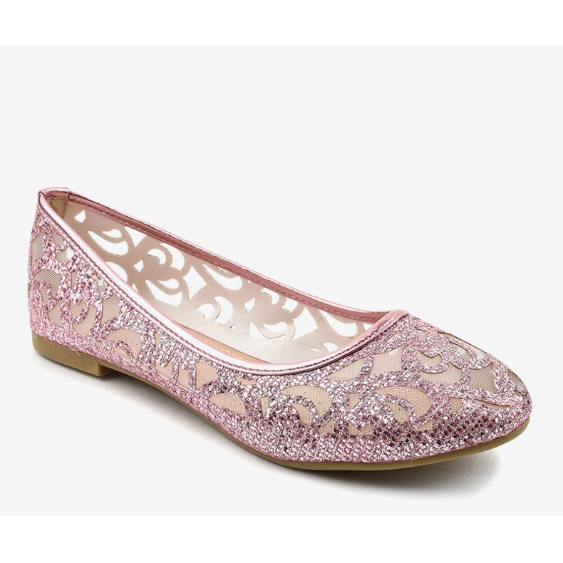 Ballerine rosa traforate 608-192 1