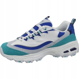Skechers D'Lites Second Chance W 13146-WBL bianco blu multicolore 1