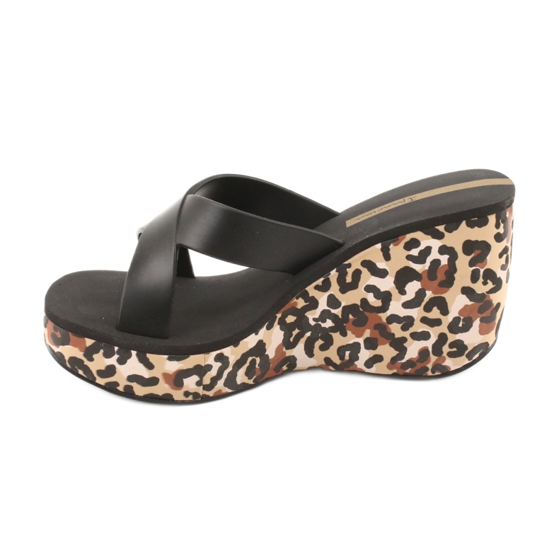 Ipanema 82856 ciabatte con zeppa da donna marrone nero 1