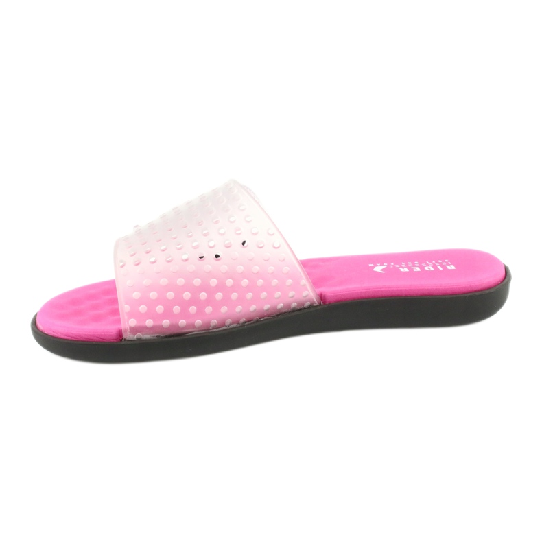 Ciabatte da piscina Rider 82740 incolore nero rosa 1