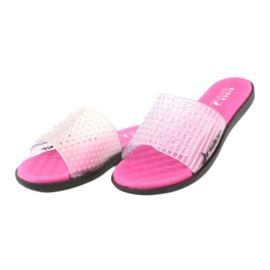 Ciabatte da piscina Rider 82740 incolore nero rosa 2