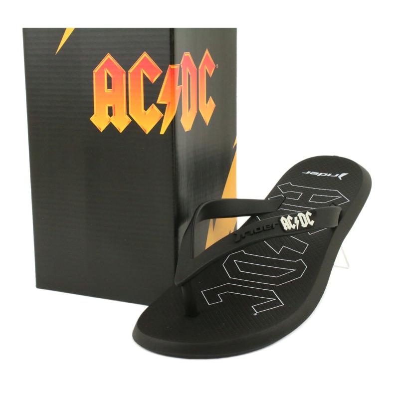 RIDER 82799 AC/DC infradito THONG AD uomo BRASILE bianco nero 6