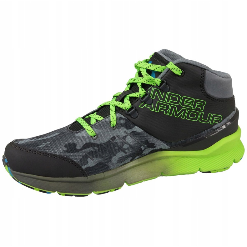 Under Armour Bgs Overdrive Mid K Jr 1266381-019 grigio verde 1