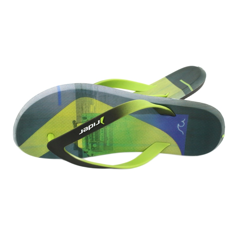 Infradito uomo Rider Energy AD 10719 nero blu grigio verde 5