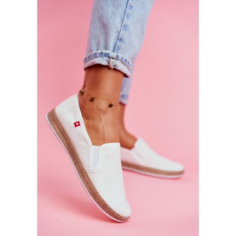 Espadrillas Donna Big Star Slip-on Bianche FF276038 bianca 1