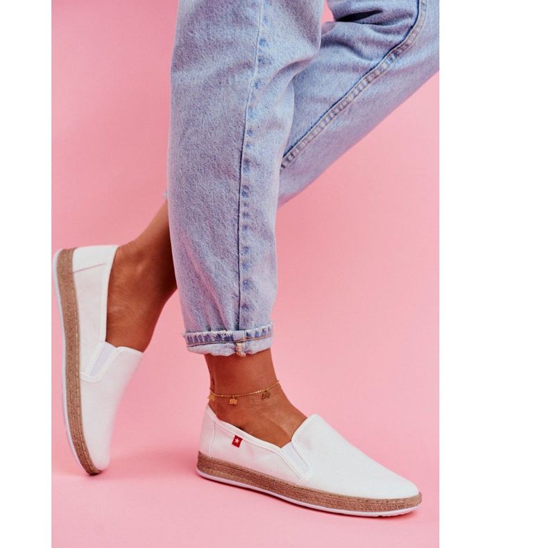Espadrillas Donna Big Star Slip-on Bianche FF276038 bianco 2