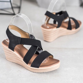 Sea Elves Casual Slip On Sandali nero 1