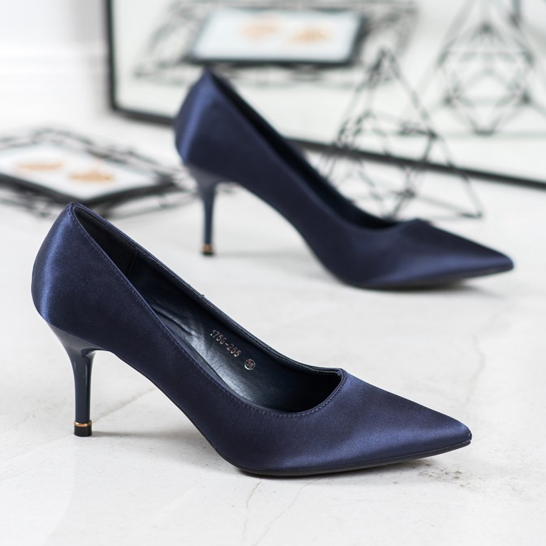 Cm Paris Tacchi alti classici blu navy 1