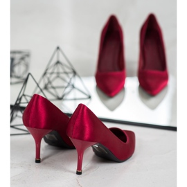 Cm Paris Classiche scarpe con tacco bordeaux rosso 1