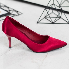 Cm Paris Classiche scarpe con tacco bordeaux rosso 2