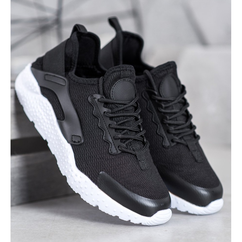 SHELOVET Sneakers in tessuto nero 2