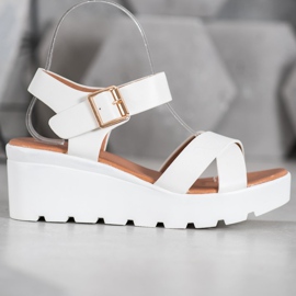 Weide Sandali alla moda bianco 2