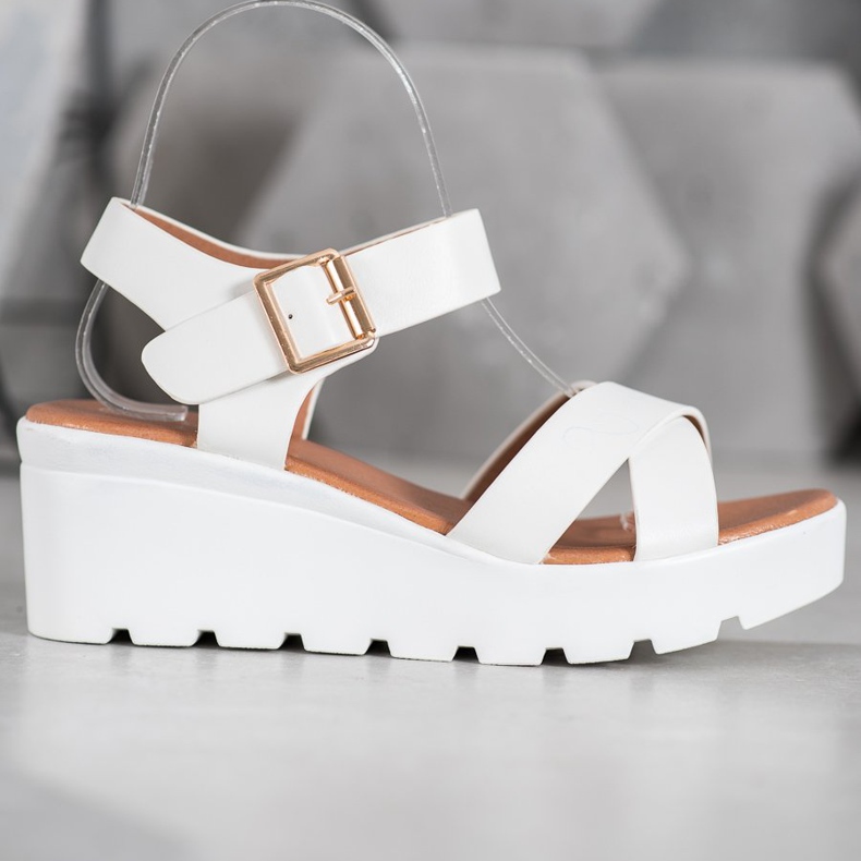 Weide Sandali alla moda bianco 2