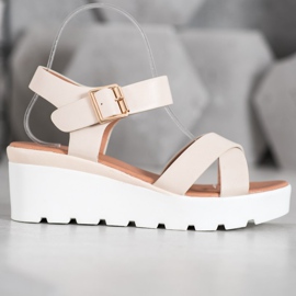 Weide Sandali alla moda marrone 2