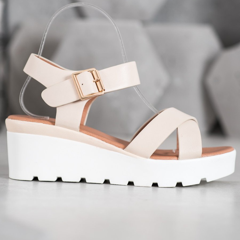 Weide Sandali alla moda marrone 2