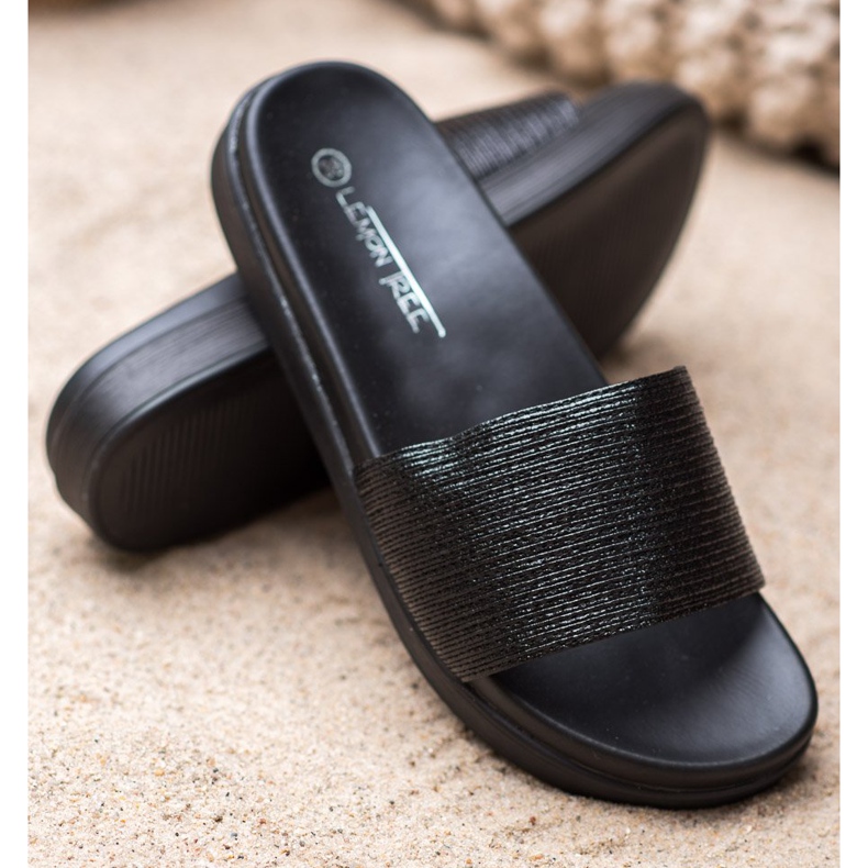 SHELOVET Pantofole Nere Classiche nero 2