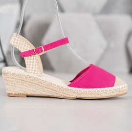 Best Shoes Espadrillas Sandali Rosa 2