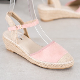 Best Shoes Sandali espadrillas rosa chiaro 1