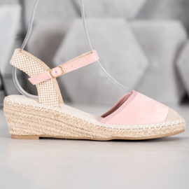 Best Shoes Sandali espadrillas rosa chiaro 2