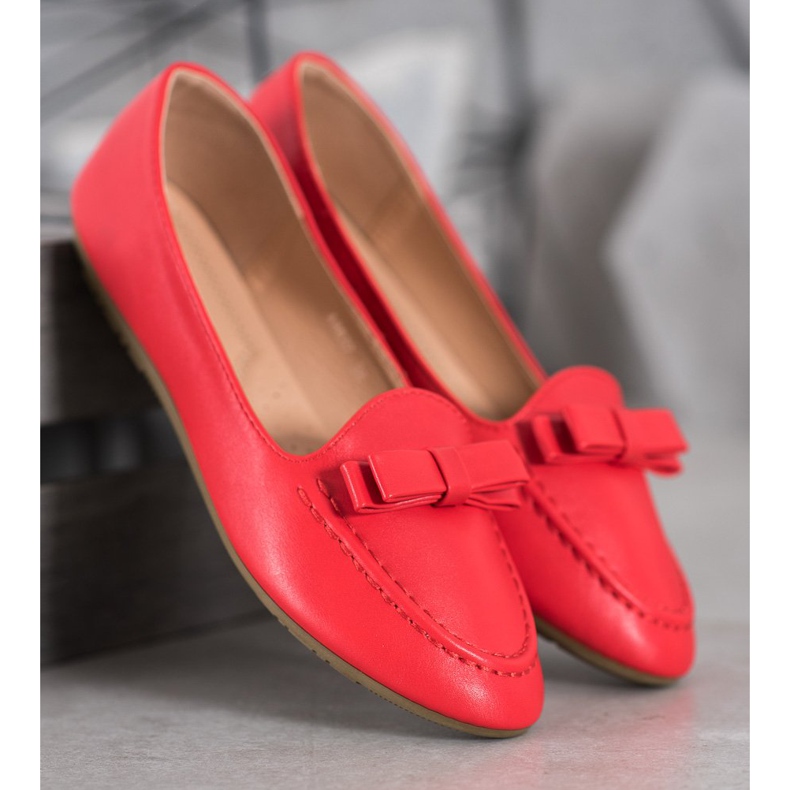 SHELOVET Signori Rossi Con Ecopelle rosso 1
