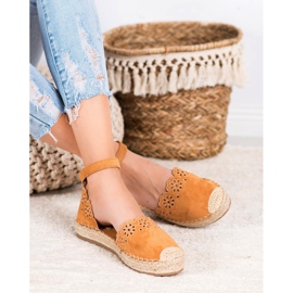 Seastar Espadrillas con motivo traforato marrone 2