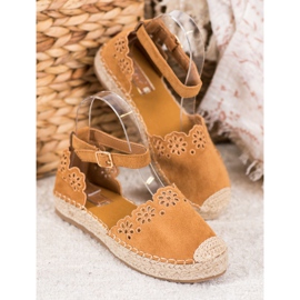 Seastar Espadrillas con motivo traforato marrone 1