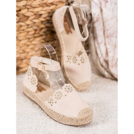 Seastar Espadrillas con motivo traforato marrone 1