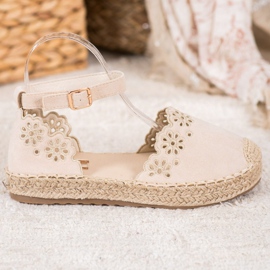 Seastar Espadrillas con motivo traforato marrone 2